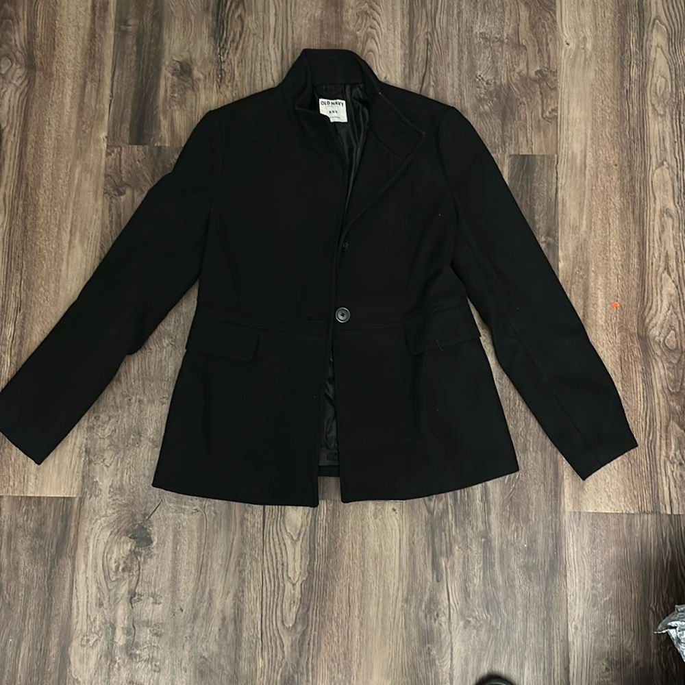 Black Old Navy Peacoat